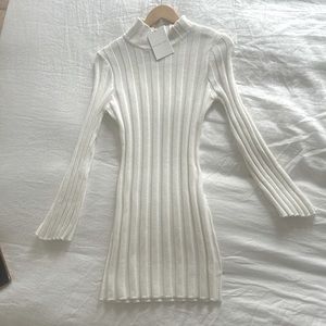 Showpo wits the label mock neck sweater dress